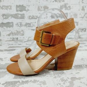 Studio Isola Lacinda Leather Buckle Ankle Strap High
Heeled Sandals